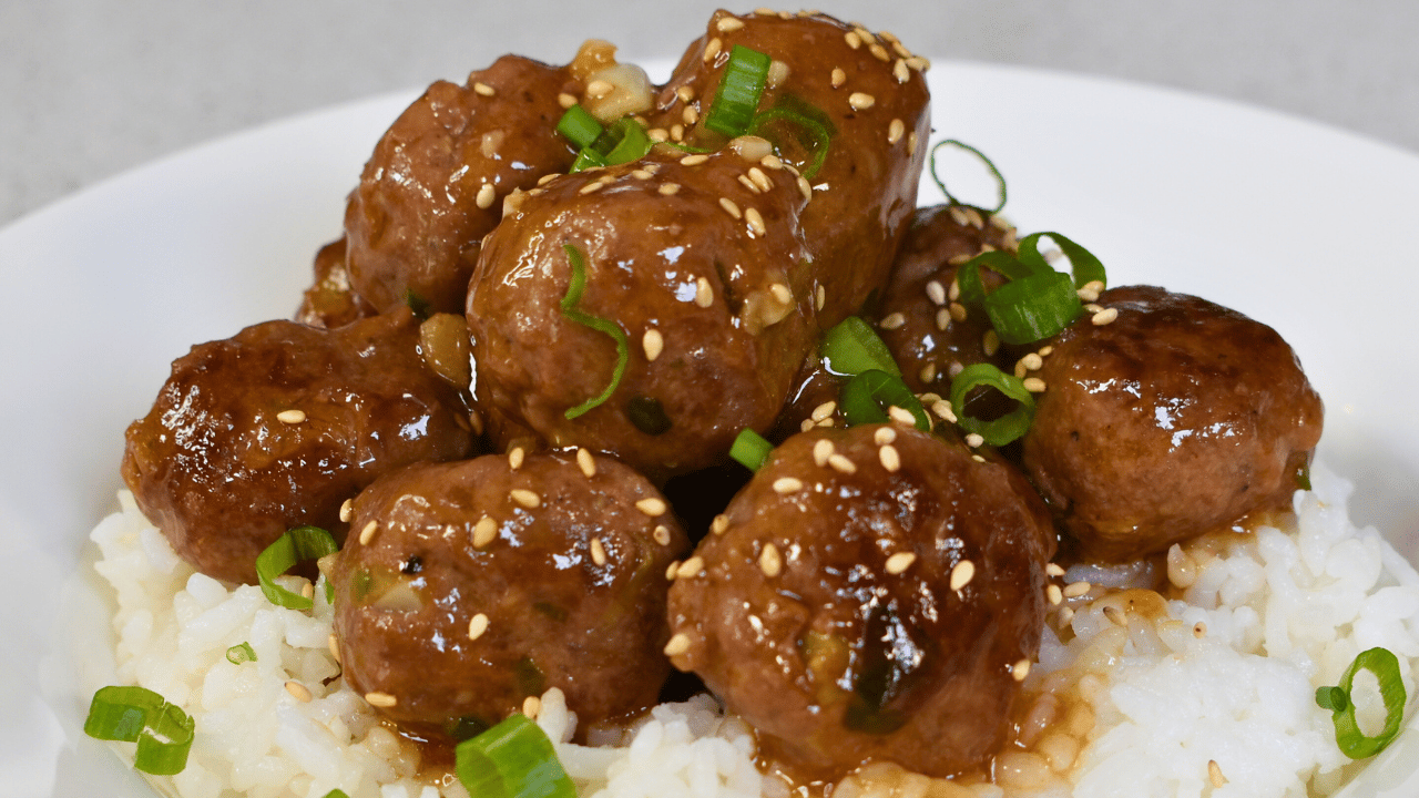 Korean BBQ-Style Meatballs Recipe